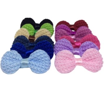 Laco de linha tipo crochet ref.900101 c/ 10 unds