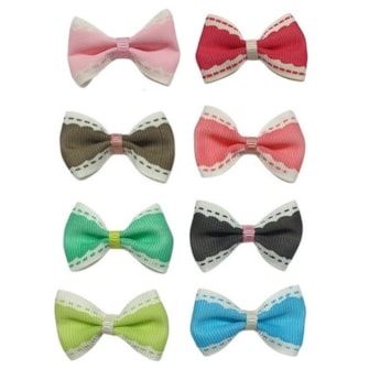 Laco melaço gorgurão borda branca  ref. 200204 - 2.5 cm  c/ 100 unds - promoção