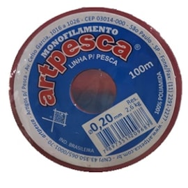 Linha artpesca 0,20 mm c/ 100 mts Linha artpesca 0,20 mm c/ 100 mts