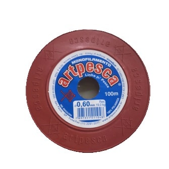 Linha artpesca 0,60 mm c/ 100 mts
