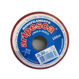 Linha artpesca diametro: 0,30 mm c/ 100 mts