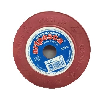 Linha artpesca diametro: 0,45 mm c/ 100 mts