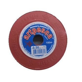 Linha artpesca  diametro: 0,50 mm  rl c/ 100 mts