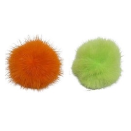 Meio pom pom roma ref.115119 - 4.5 cm c/ 5 unds - cores fluorescentes 