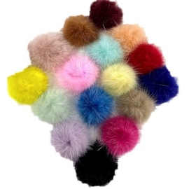  meio pom pom roma ref. 115119- aprox. 2,5 cm c/ 10 unds