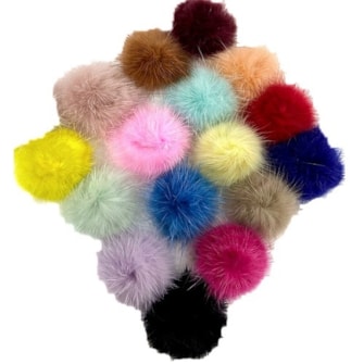  meio pom pom roma ref. 115119- aprox. 2,5 cm c/ 10 unds