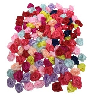 Mini flor rococo 100102 tam aprox. 1,00cm pct c/ 100 unds