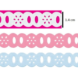 Passa fita  marilda ref. 87 aprox 1,4 cm - c/ 10 mts