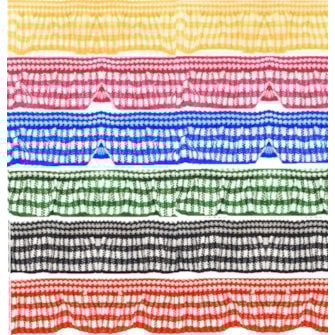 Passamanaria babadinho xadrez  roma -153180-1,8 cm c/ 10 mts