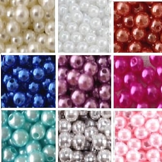 Perola 8 mm c/ aprox. 50 grs