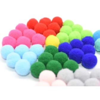 Pom pom  2  cm c/  100 unds