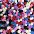 Pompom luli solto 10 mm c/ 100 und