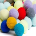 Pompom tam: 40 mm pct c/ 12  unids Pompom tam: 40 mm pct c/ 12  unids