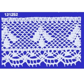 Renda algodao 121252 larg 5.70 cm pç c/ 20 mts