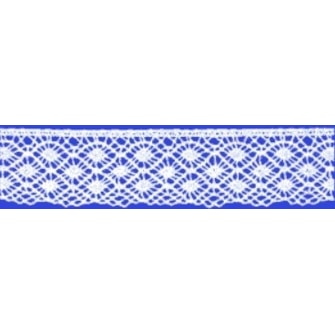Renda algodao 466844 larg. 2,20cm pç c/ 20 mts