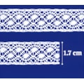 Renda algodao 466936 larg 1,70cm pç c/ 20 mts
