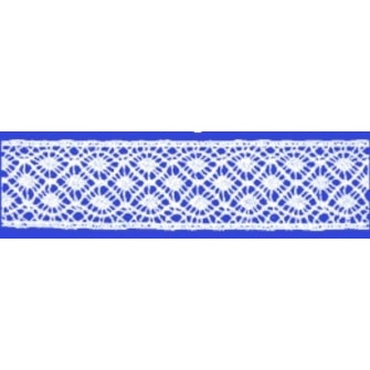 Renda algodao 466940 larg. 2,30cm c/ 20 mts