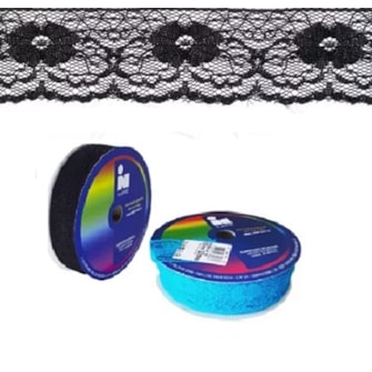 Renda nylon najar 900 37   37 mm c/ 50 mts