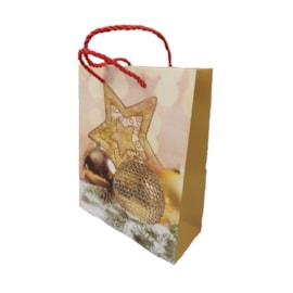 Sacola natal ref. rmt- 8910 - 19.5 x 8 x 23,5 cm 